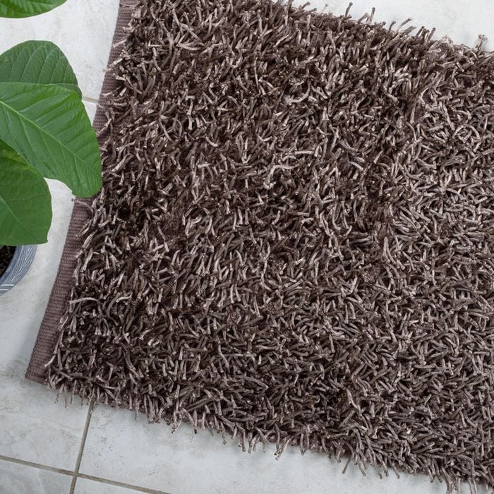 Luxury High Pile Soft Non Slip Bath Mat - Taupe