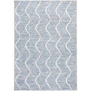 The Rug Connection Deck 5501 Blue 400x300cm - Extra Extra Large Pet Friendly Outdoor Floor Rug