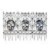 Click 91cm Black Silver Halloween Gothic Skull Haunted Fencing