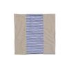 Emerald Blue Striped Cushion Cover 43 x 43cm