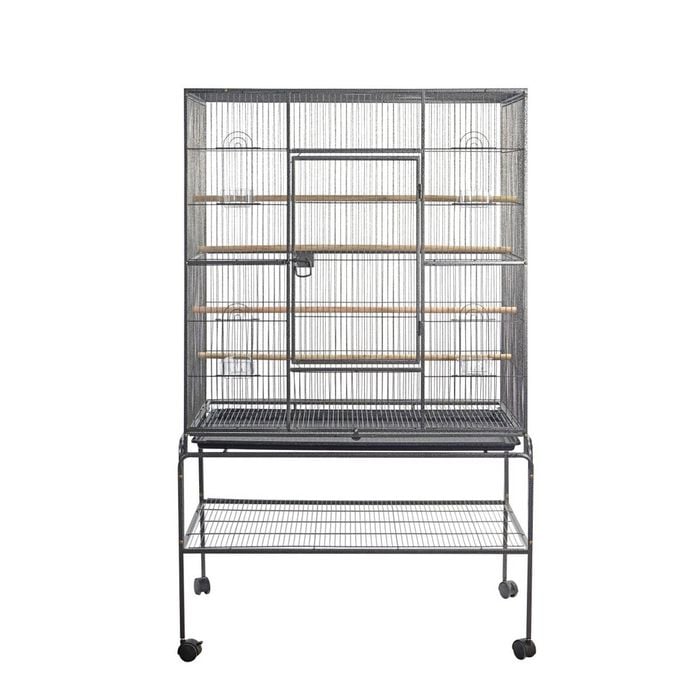 Yes4pets 158 Cm Large Bird Cage Parrot Budgie Aviary With Stand