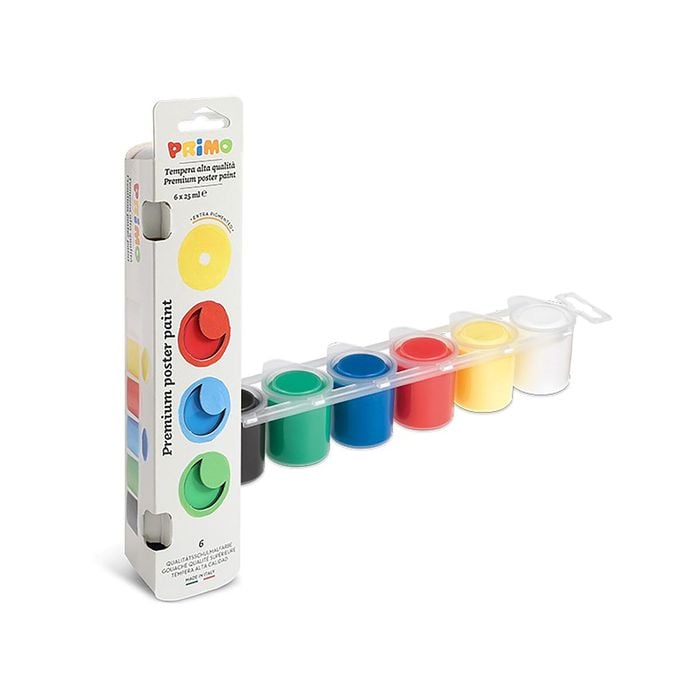 Primo Standard Poster Paint - 6 Set