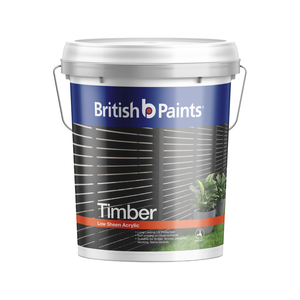 British Paints 10L True White Timber Exterior Paint - 10L