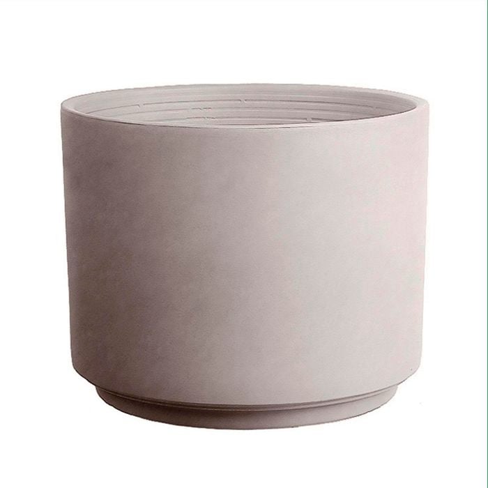 Northcote Pottery 15cm Italian Greige Terracotta Cylinder Pot - 150mm