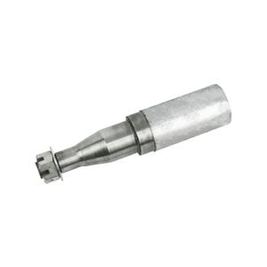 Sunrise Stub Axle 39mm Round Galvanised - 8" (200mm), 39mm Round - Sa39r8g