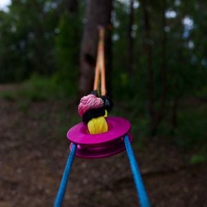 4wd Recovery Winch Pulley Ring 11000kg - Pink