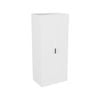 Lugna 2048 x 900 x 580mm White Hangrail 4 Shelf 2 Door Storage Cabinet