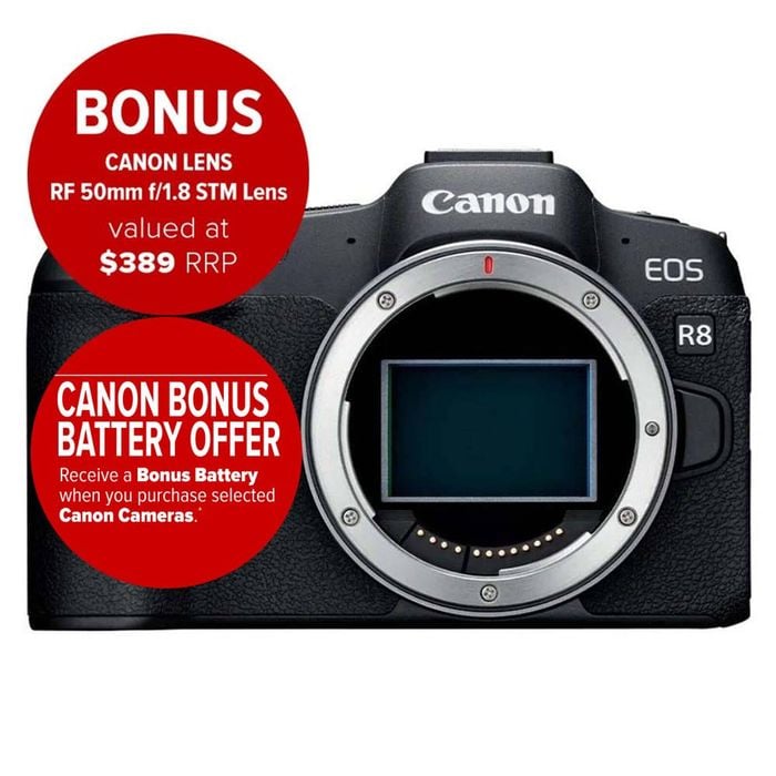 Canon Eos R8 Mirrorless Camera