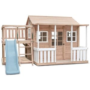 Lifespan Kids Finley Cubby House With 1.8m Slide (pastel Blue)