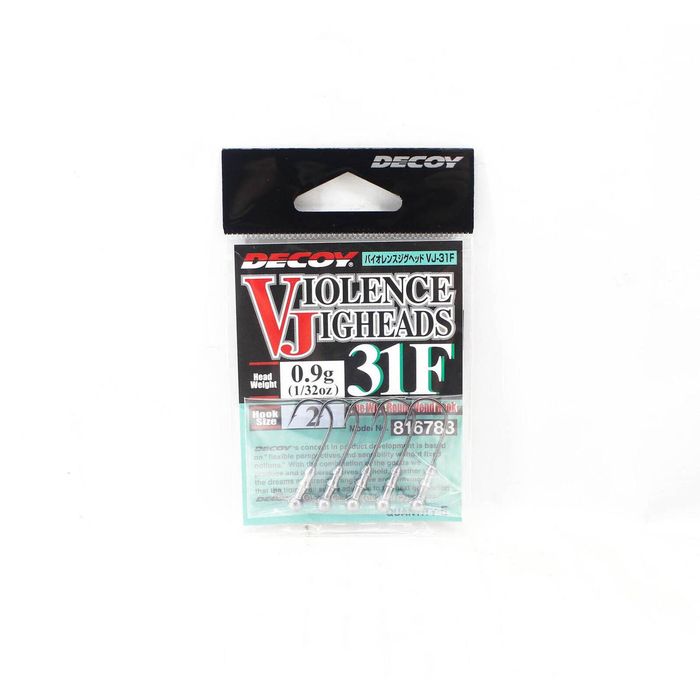 Decoy VJ31F Violence Round Ball Shape Fishing Jighead 1/32oz 2