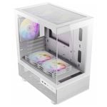Antec CX200M RGB Elite, mATX, 270 degrees view, USB 3.0 x 2, Audio I/O Bottom. Mesh front and bottom. Clear Glass View, 5x RGB F