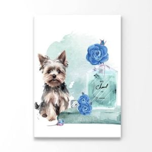 Perfume With Dog and Book set   Print 100% Australian Made 90 x 120cm  (Acrylic)