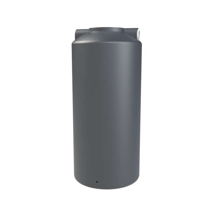 Melro Tanks 800L Metal Grey Poly Round Water Tank