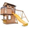 Lifespan Kids Darlington Swing Set Cubby Play Centre With 2.2m Yellow Slide