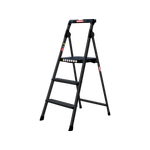 Gorilla 120kg Black 3 Step Household Ladder