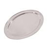 Olympia Serving Tray Oval Stainless Steel 660mm Catering Platter Tableware
