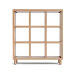 Koala Balmain Bookshelf Square 3 X 3 Durable Adjustable Shelves Open Storage Unit Tool-Less Assembly