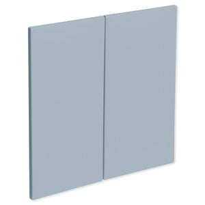 Kaboodle 600mm Danish Blue Modern Farmhouse Sink Doors - 2 Pack