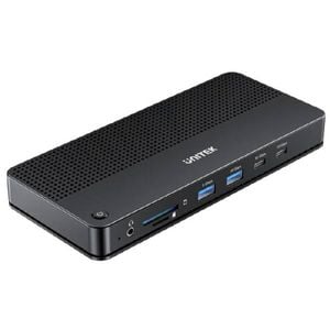 Unitek 13-in-1 USB-C 8K Universal Docking Station 30Hz 2 x HDMI 2.1 + 1 x DP 2.0 100W Black