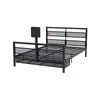 X Rocker Basecamp Gaming Double Bed Frame w/ TV Mount- Black