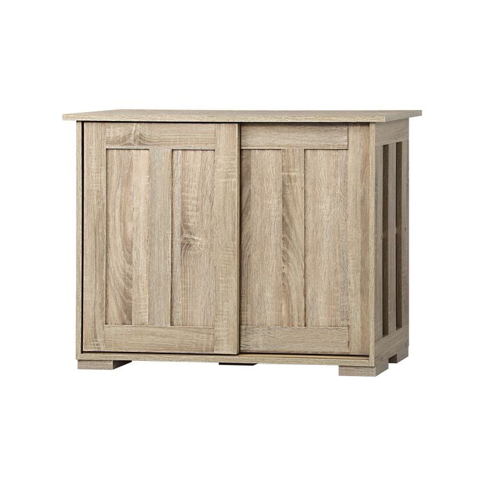 Oikiture Buffet Sideboard Cabinet Natural 63cm