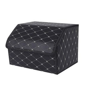 SOGA Medium Black/Gold Car Boot Organizer