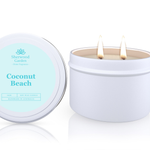 Coconut Beach Soy Candle Tin 165g
