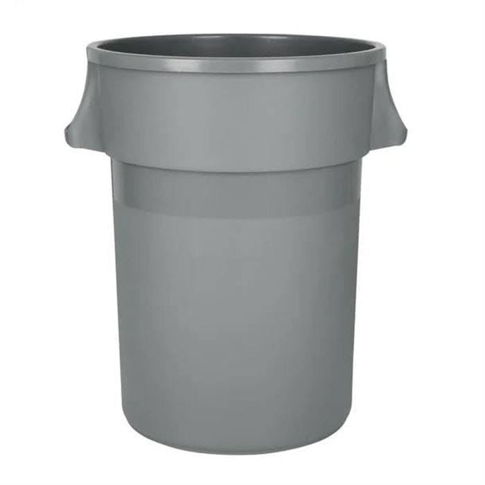 Jantex Heavy-duty Round Bin Grey 160ltr - Dx498