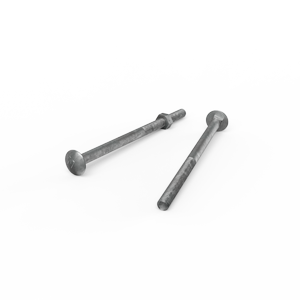ZENITH M10 x 180mm Hot Dip Galvanised Cup Head Bolts & Nuts - Each
