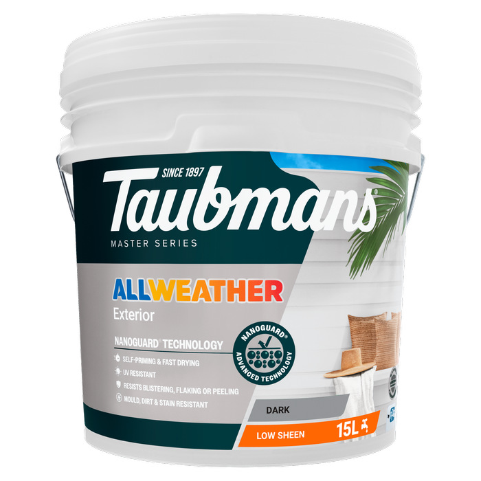 Taubmans 15L Dark Low Sheen All Weather Exterior Paint