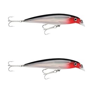 2x Rapala 14cm Saltwater X Rap Jerkbait Fishing Lures - Silver