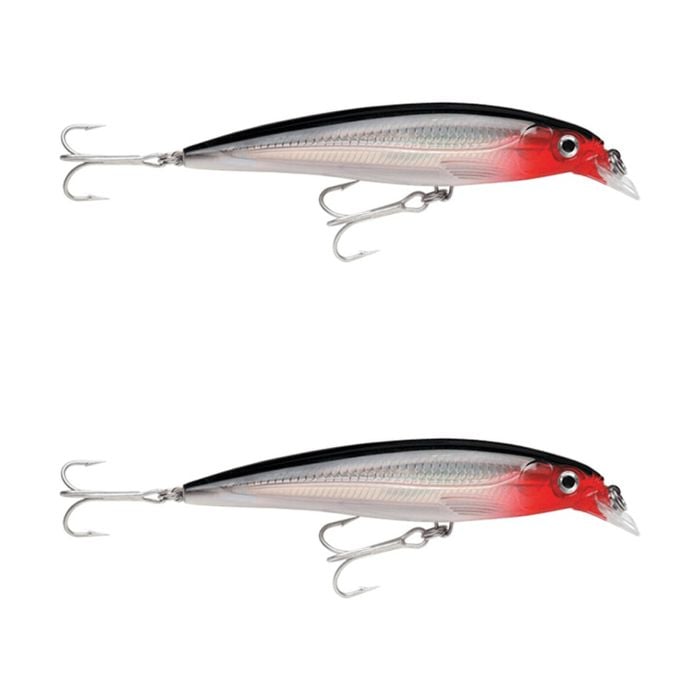 2x Rapala 14cm Saltwater X Rap Jerkbait Fishing Lures - Silver