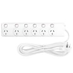 Arlec 6 Outlet Individually Switched Powerboard