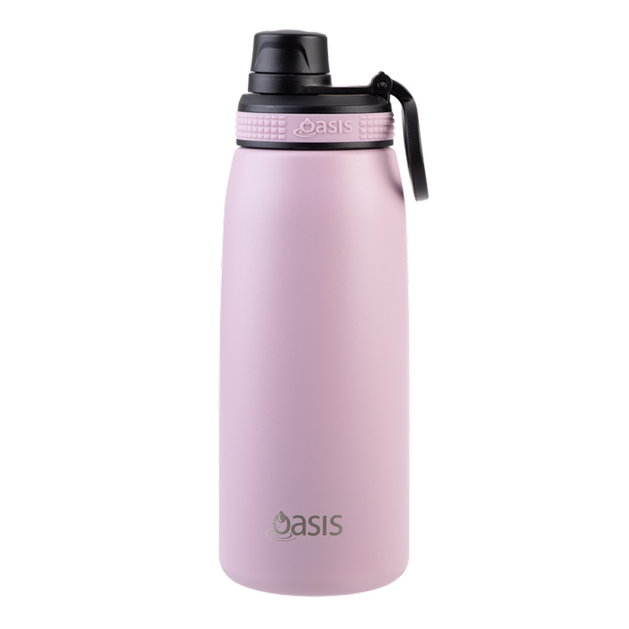 Oasis Double Wall Insulated Sports Bottle with Screw-Cap 780ml - Blush