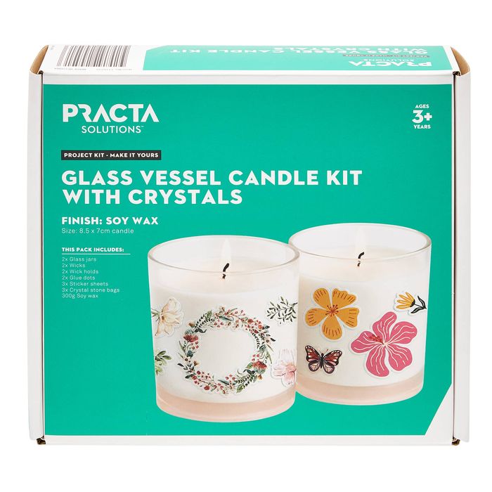 Practa Crystal Glass Candles Kit