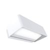 CLA Lighting Topa LED Exterior Surface Mounted Rectangular Up/Down Wall Light IP65 White
