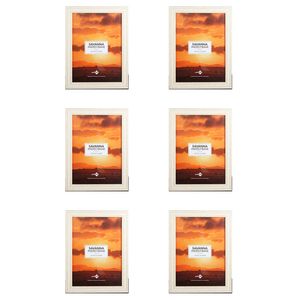 6PK Unigift Savanna Home Photo/Picture Frame A4 Assorted