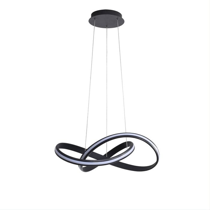 Oriel Lighting Spira CTS LED Pendant Light Black