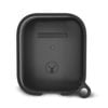 Bon.elk Carbon Case For Apple Airpods Led/tpu Bumper Drop Proof Cover Black
