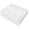 New England Joinery 500mm White Gloss Iconic Basin