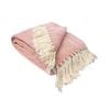 Bloomington Herringbone Extra Large Throw Rug Orange 160 x 210 + 10 cm