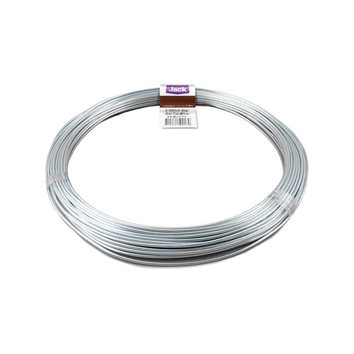 Jack 2.50mm x 24m 1kg Galvanised Tie Wire