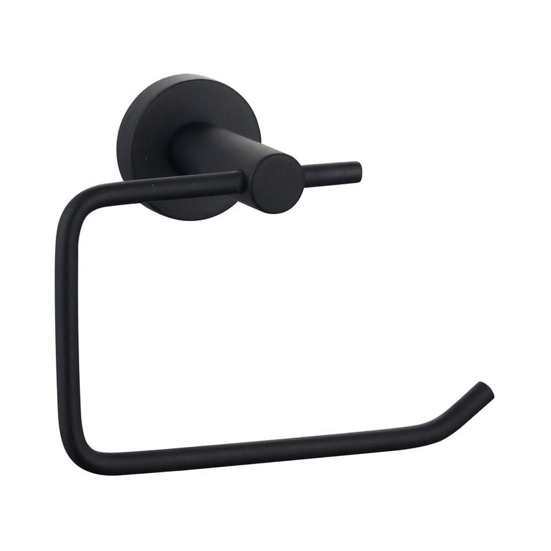 Resonance Matte Black Toilet Roll Holder