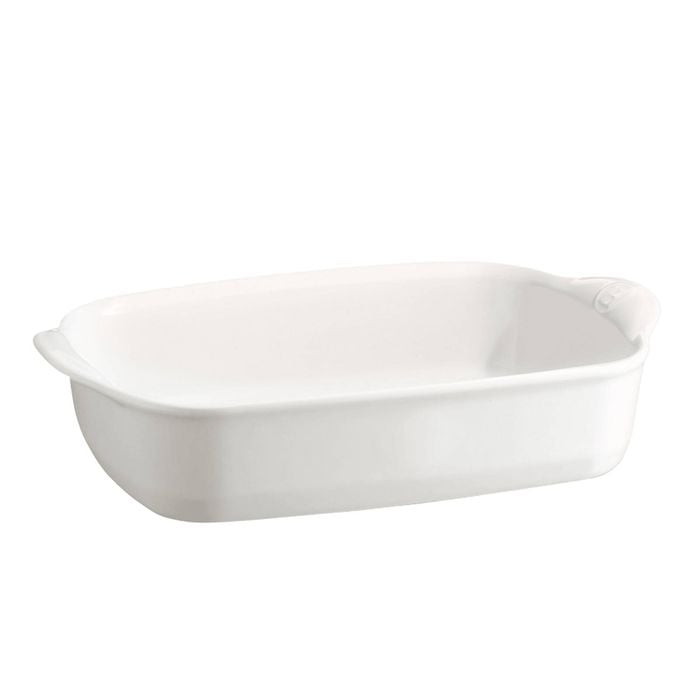 Emile Henry 29cm Ceramic Oven Baking Dish Small Rectangle Flour
