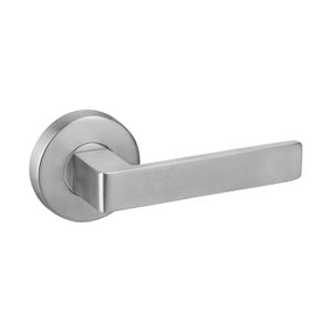 Delf Satin Stainless Barcelona Dummy Lever Set