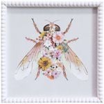 LVD Framed Print Home/Room Decor 30x30cm - Floral Bee