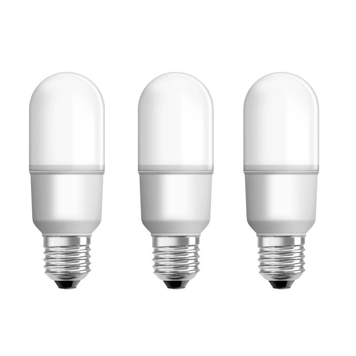 Osram 9W 900lm Warm White LED ES Stick - 3 Pack