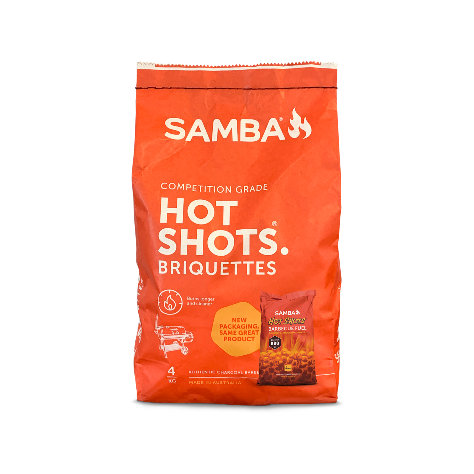 Samba 4kg Hot Shots BBQ Fuel Bunnings New Zealand