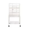 Yes4pets 135cm Bird Cage Parrot Aviary Pet Stand-alone Budgie Perch Castor Wheels