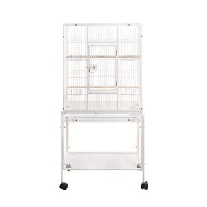 Yes4pets 135cm Bird Cage Parrot Aviary Pet Stand-alone Budgie Perch Castor Wheels